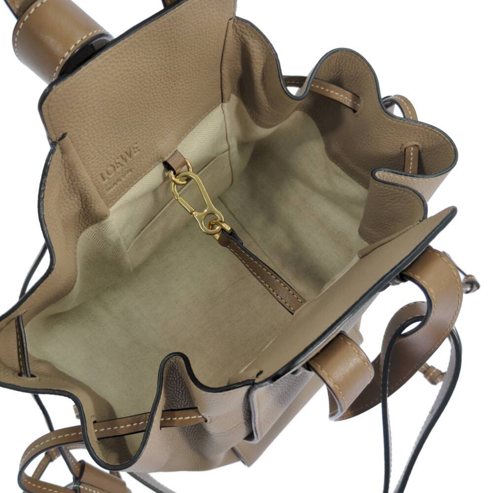 Loewe Hammock Drawstring Greige Mini Handbag - image 7